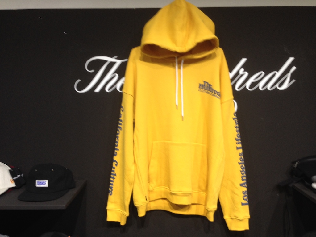 the hundreds yellow hoodie