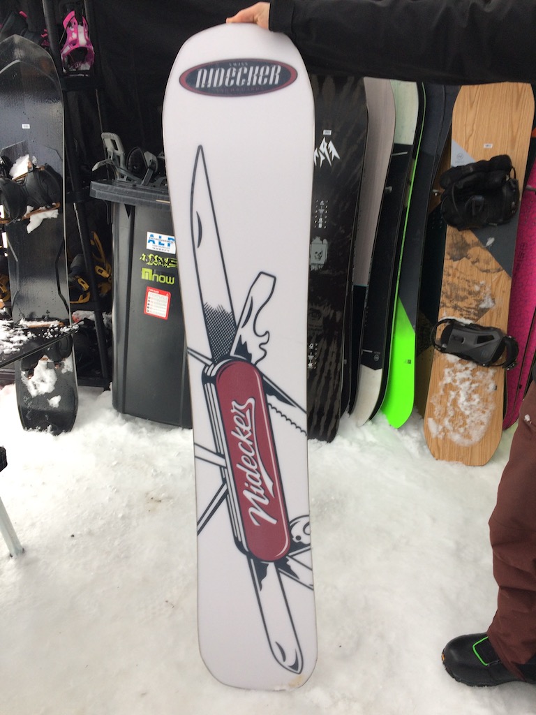 Nidecker's Pipe with reissue of a 92 graphic from the Merc - Boardsport SOURCE