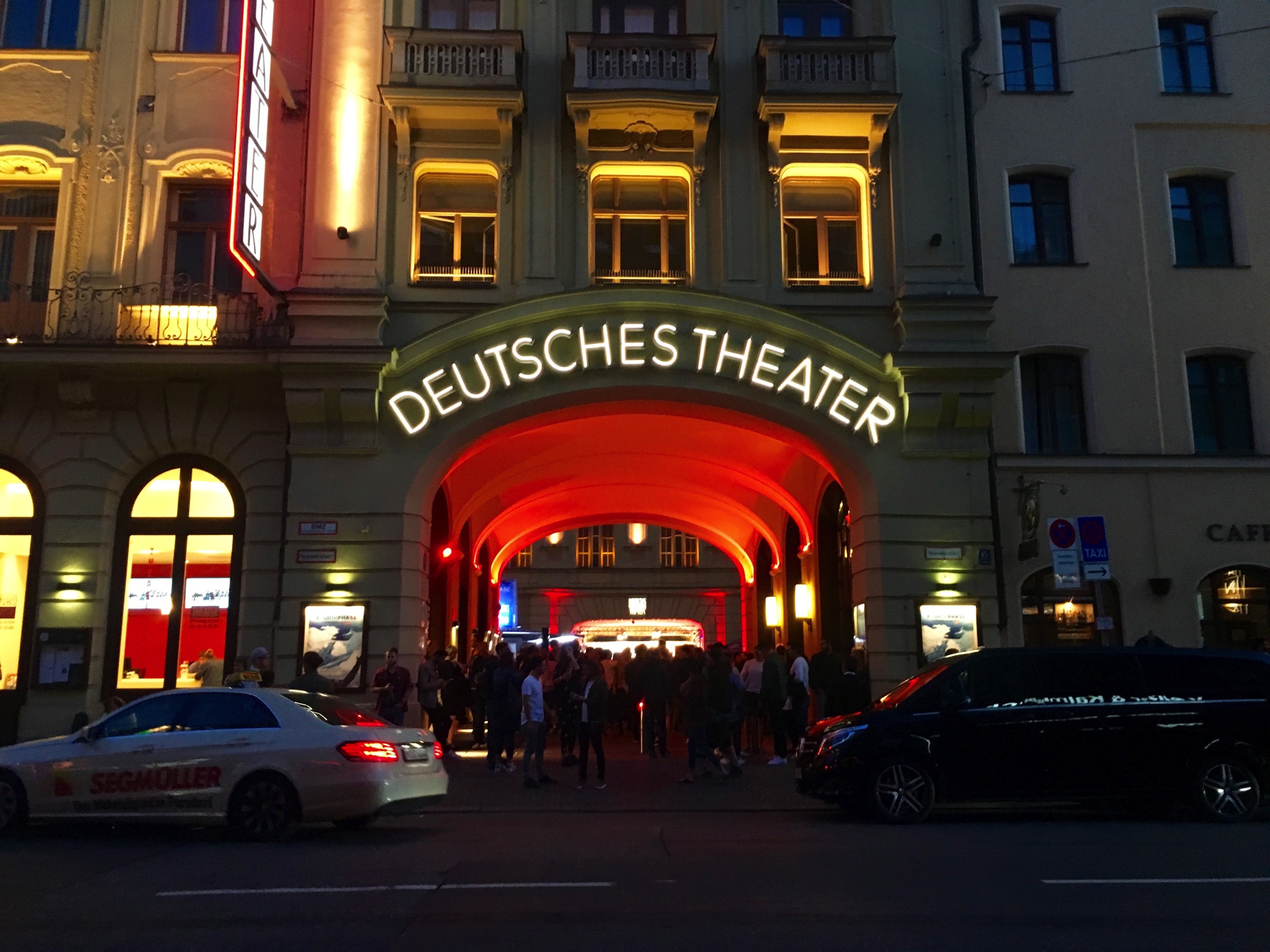 Proper venue for the German premiere   The German Theater in the city center