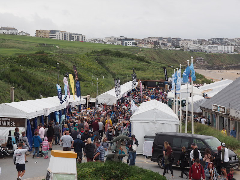 The retail area in Fistral