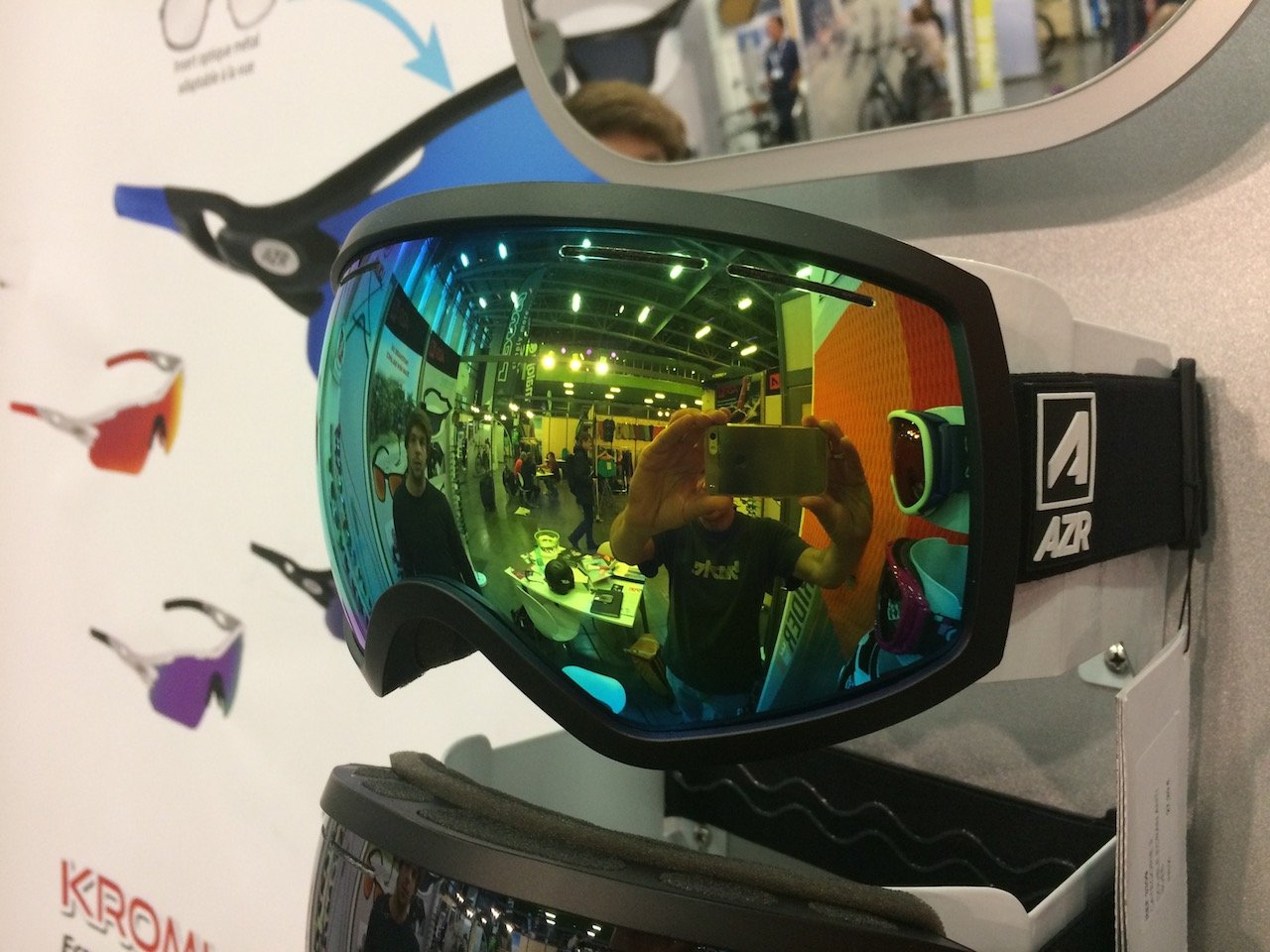 AZR Rider Goggle with the new brand logo