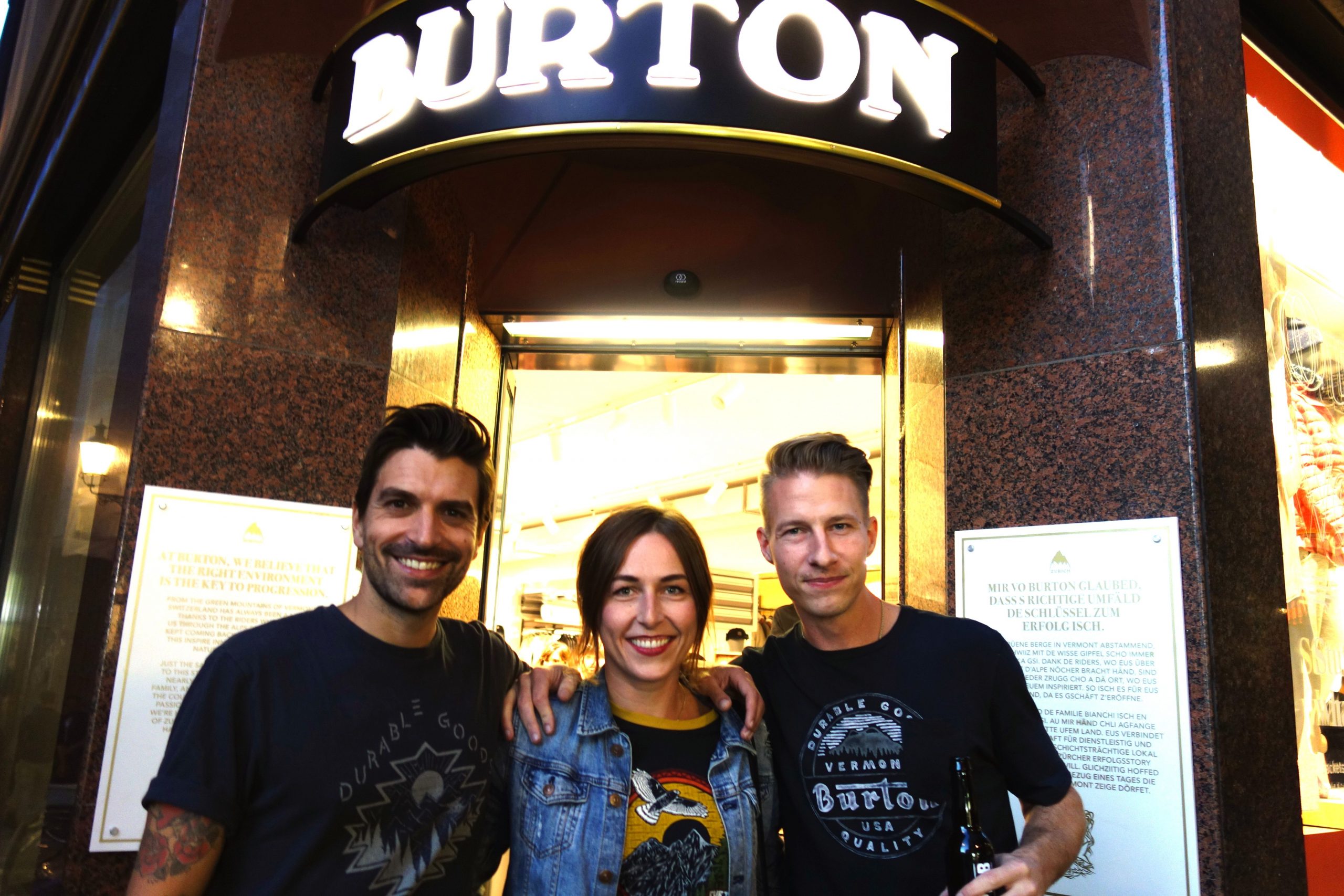 Burton Europe s marketing brand and PR squad Patrick Allegritti