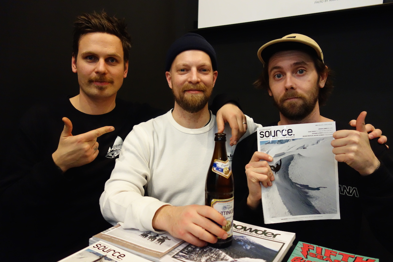 Vimana's Tronna, Surfdome's Tobias and Arne from Session store