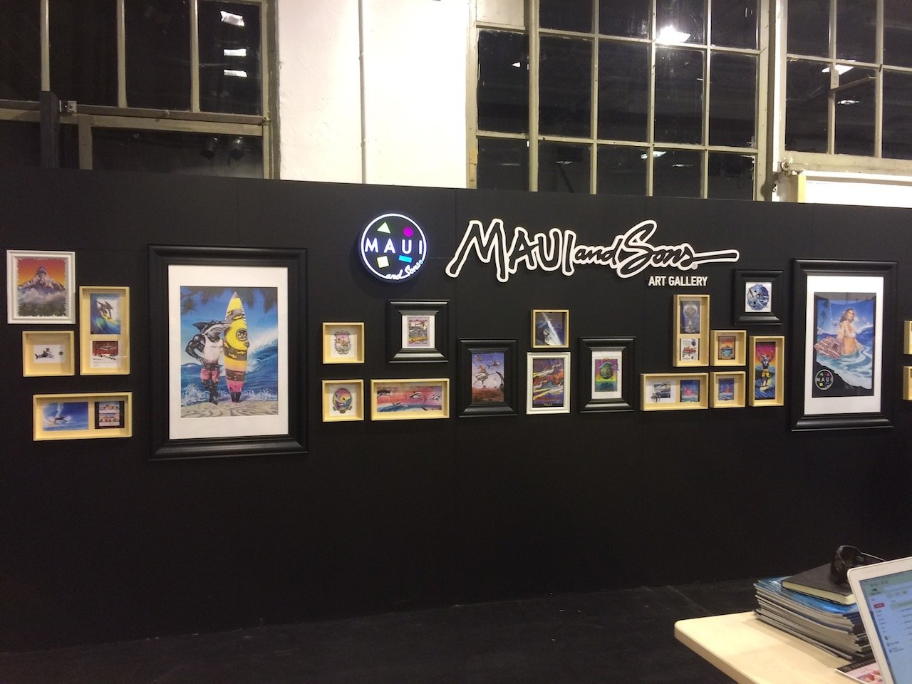 Maui and Sons heritage prints wall