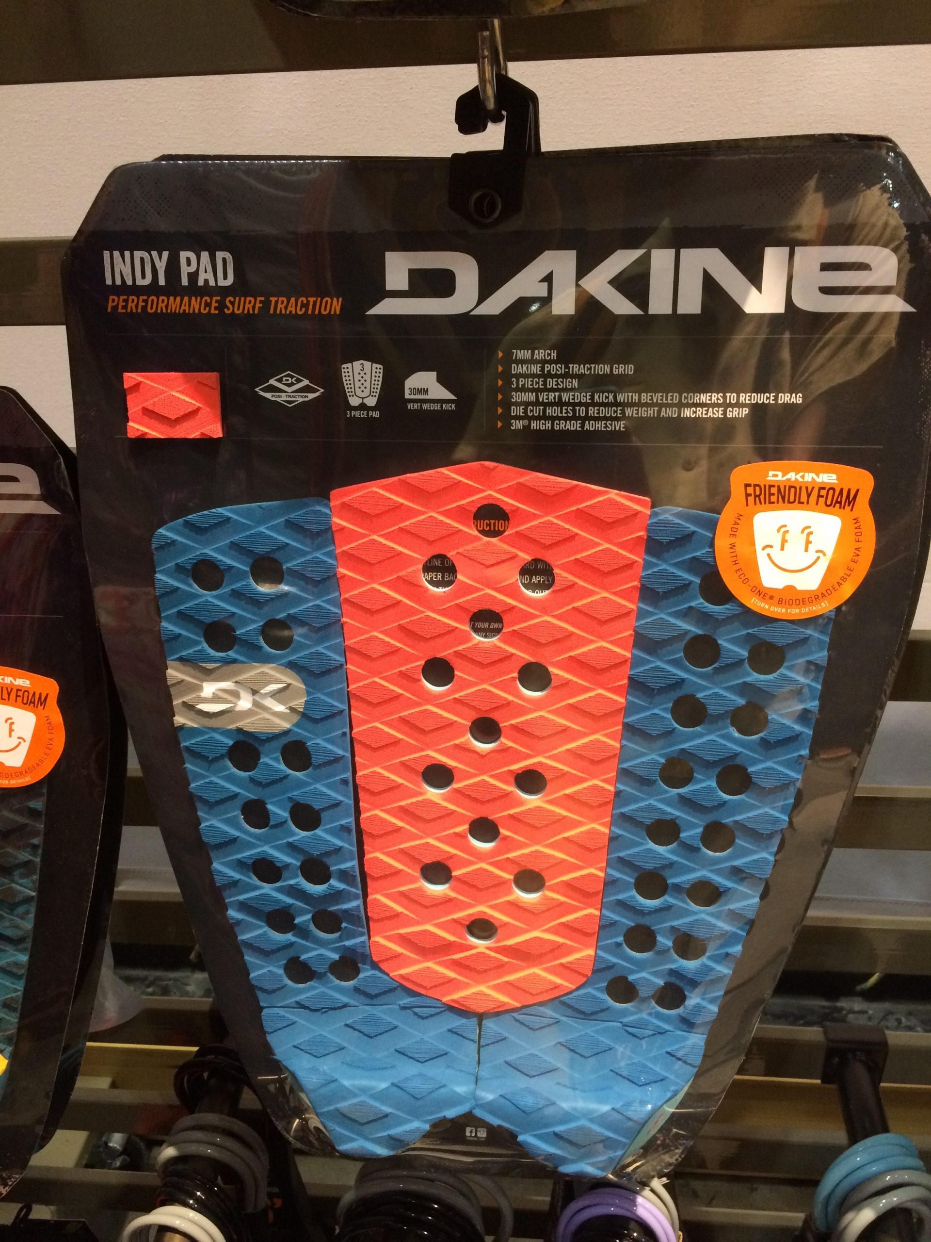 Dakine traction pads now use a biodegradable friendly foam