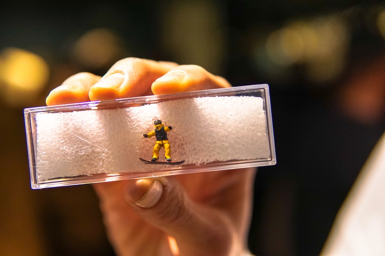Nick creates miniature figurines and landscapes to shoot footwear against, which has seen him do work for major brands including Nike and Adidas.