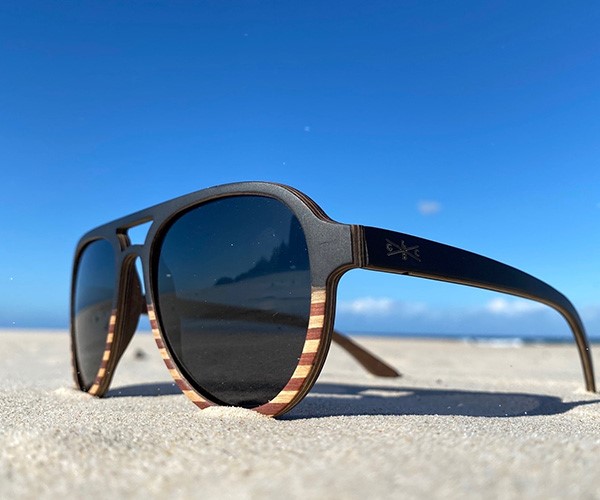 Gold Coast Longboards recycled timber sunnies