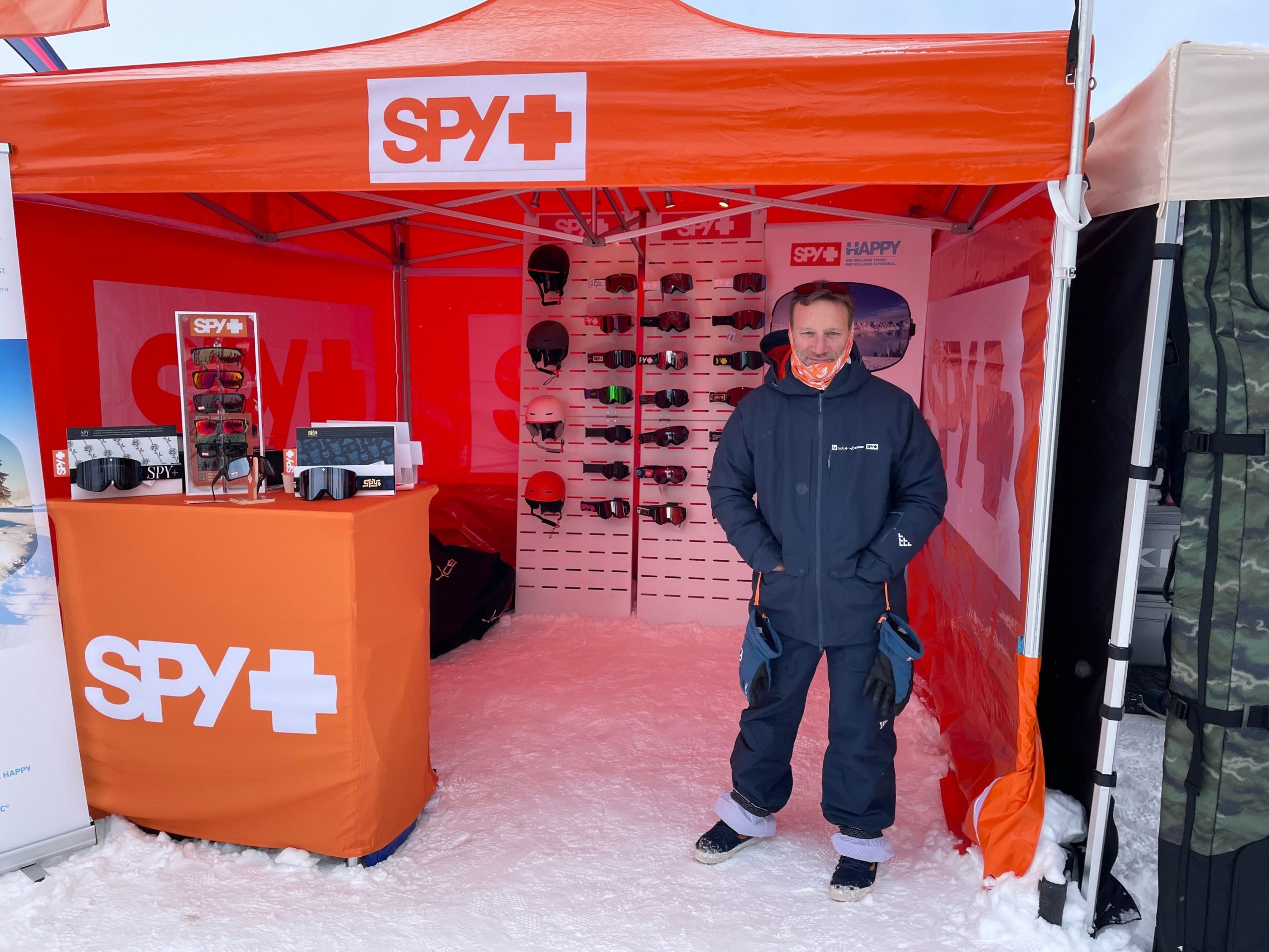 Spy booth