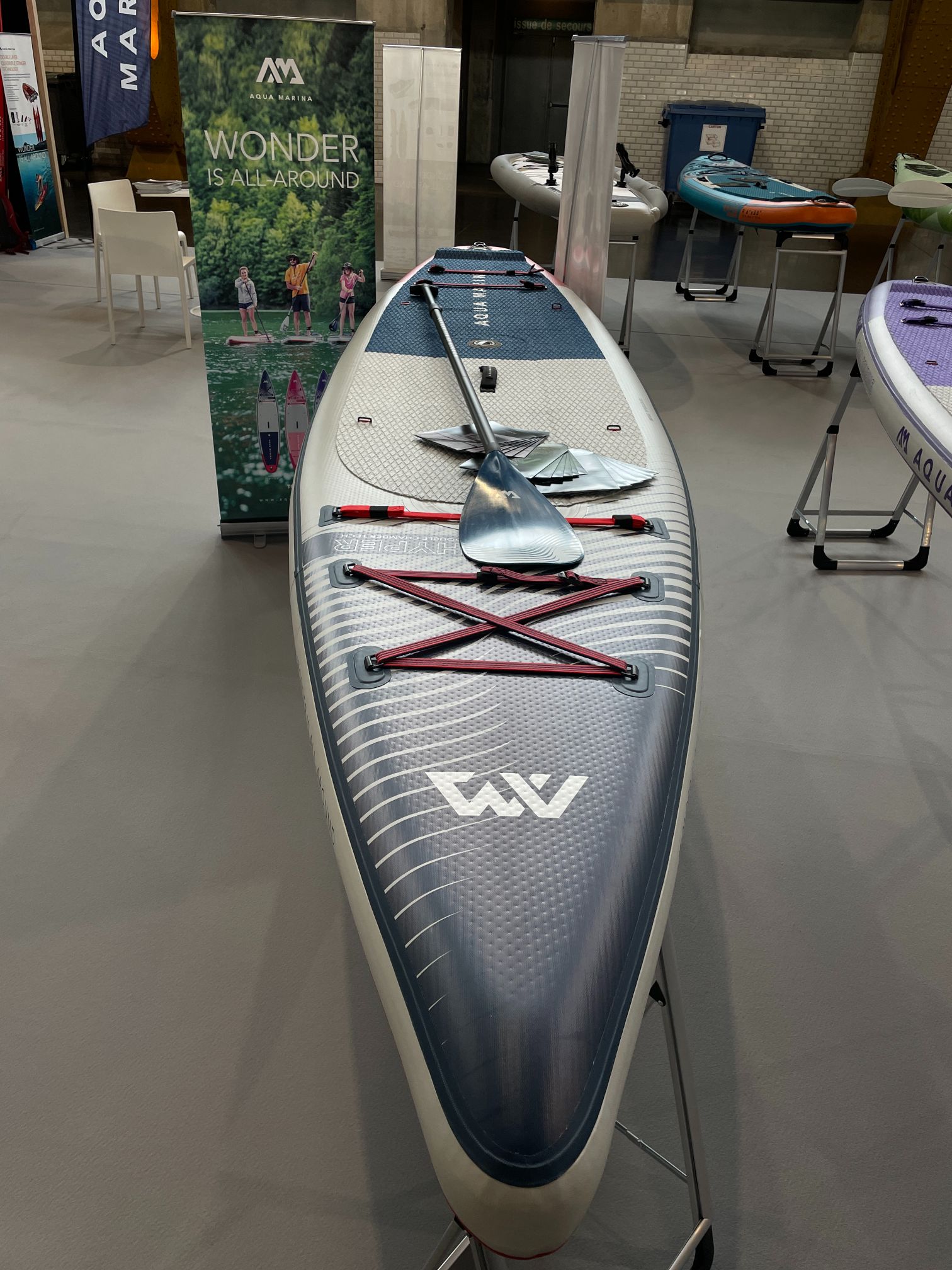 Aquamarina’s all new Advanced Allround has a curved bow for greater speed