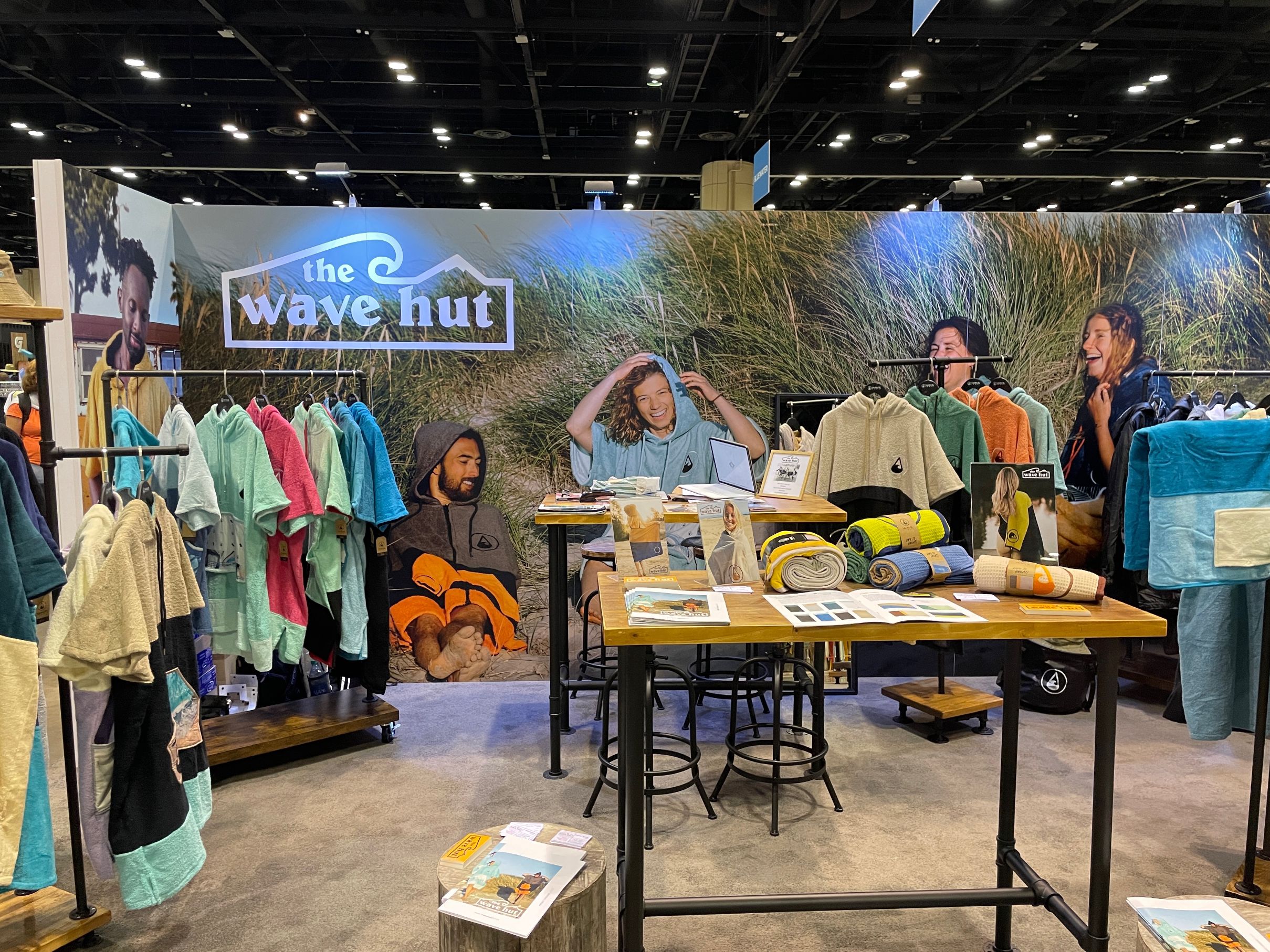 Wave Hut’s booth