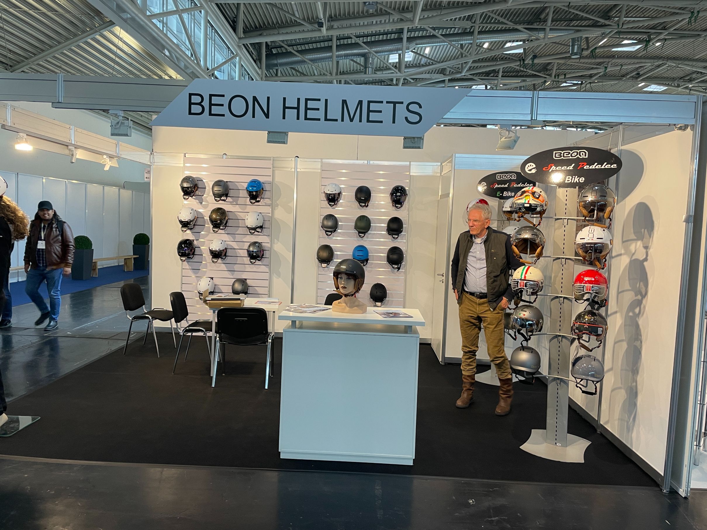 Beon Helmets booth