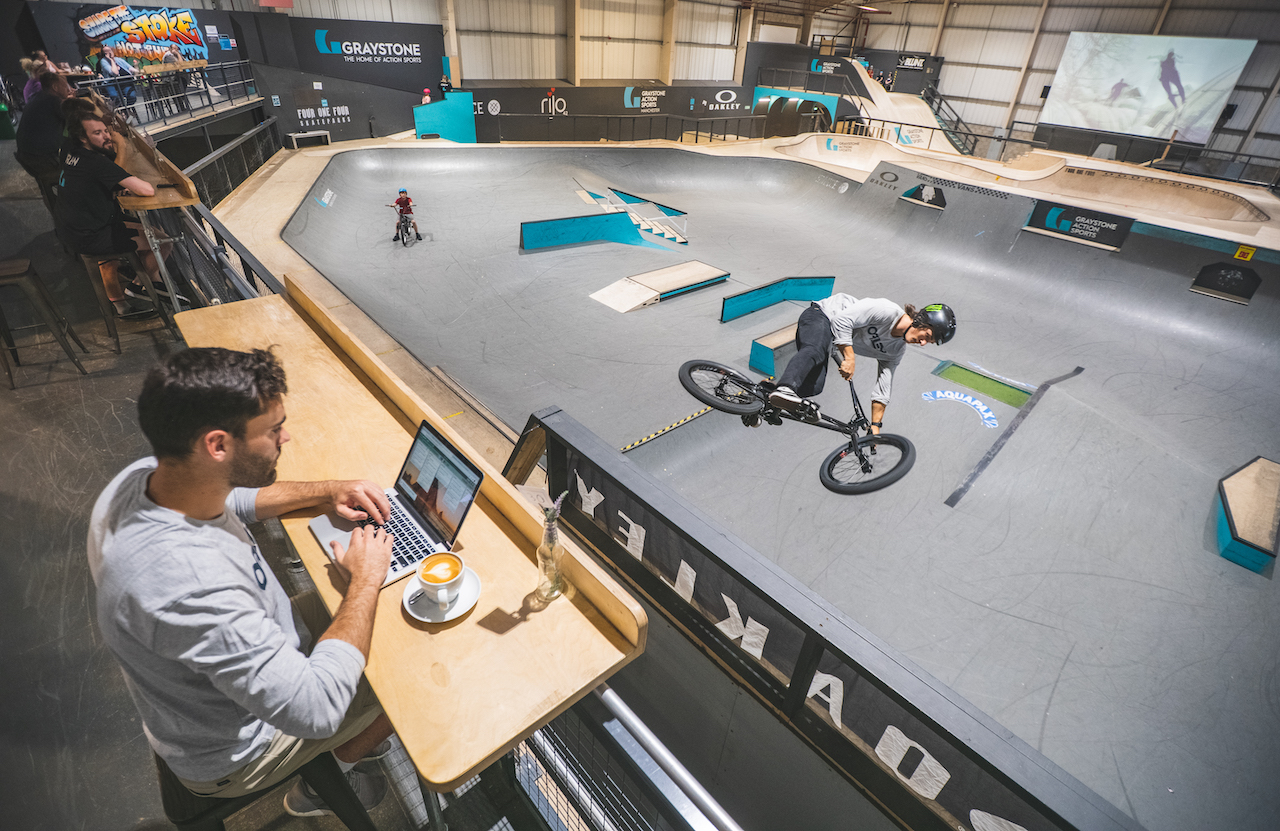 Graystone Action Sports in Manchester, where Ben is Co-Founder