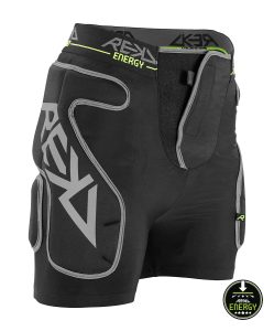 RKD680 REKD Energy Impact Shorts Black Front Angle