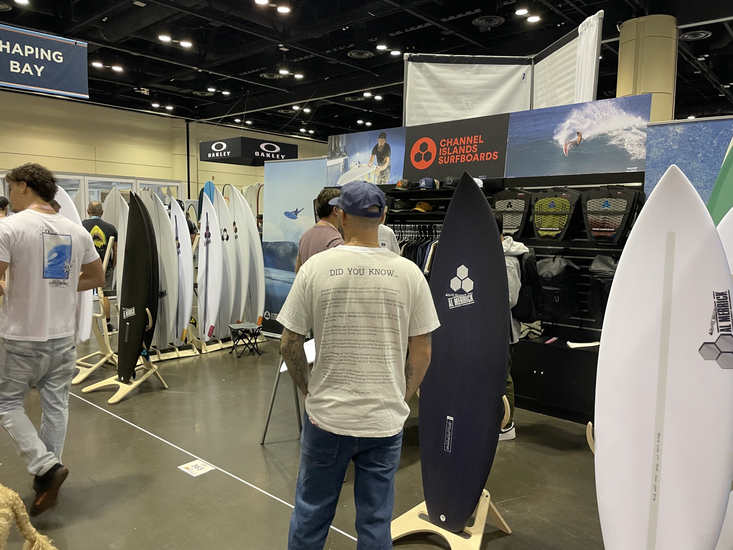 Channel Islands Surfboards booth