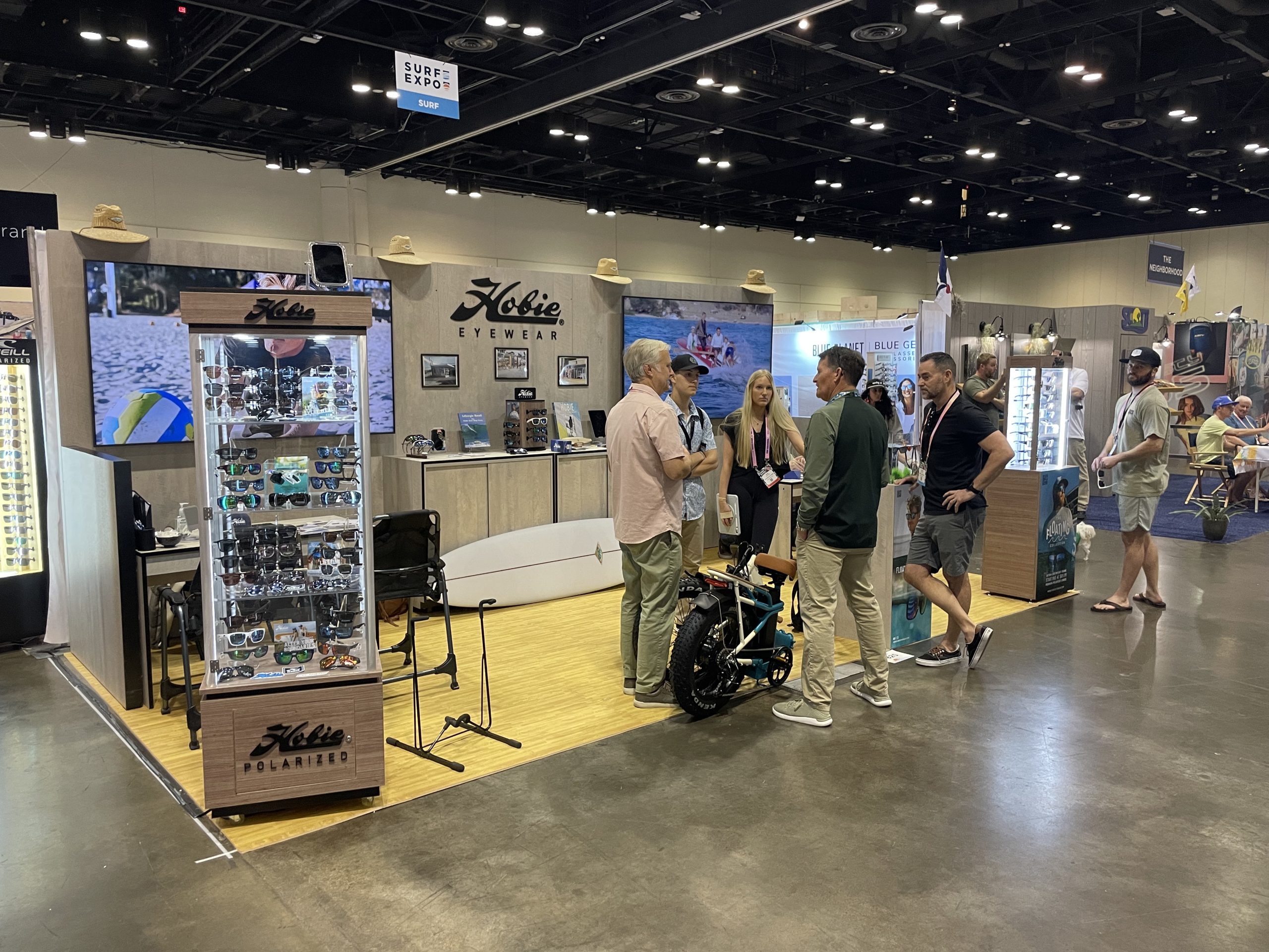 Hobie Eyewear’s booth