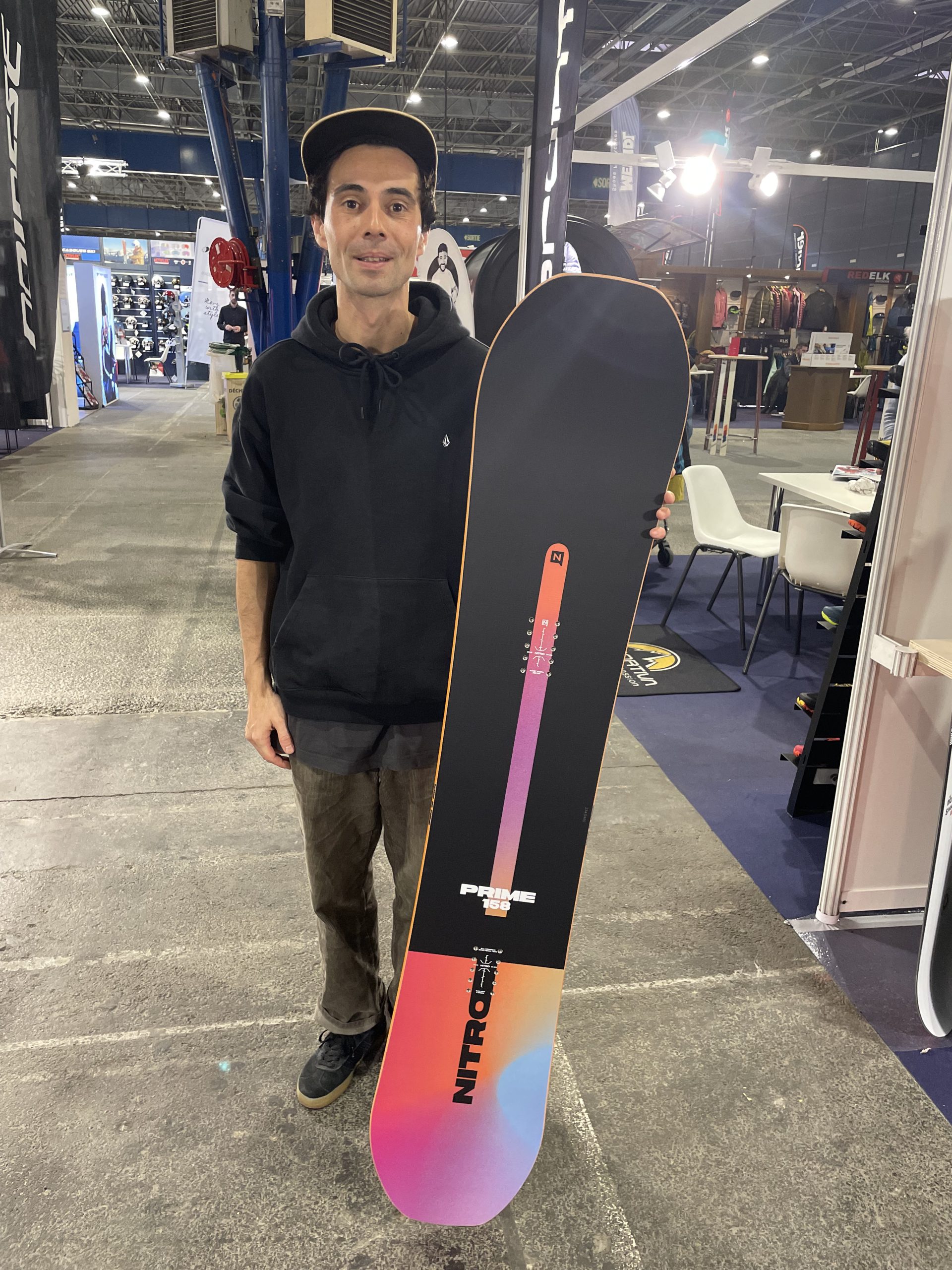 Nitro’s Julian Escoffier with the all mountain directional twin Prime