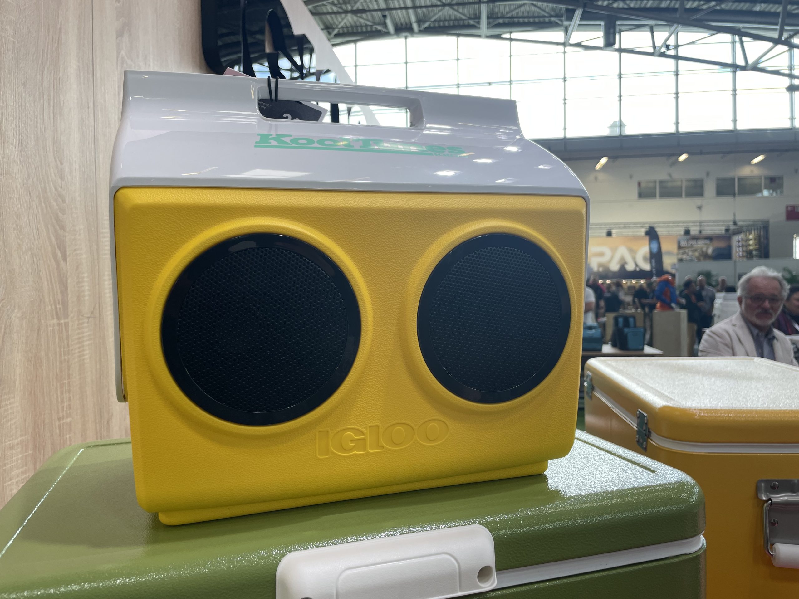 Igloo Kooltunes cooler has built in bluetooth speakers