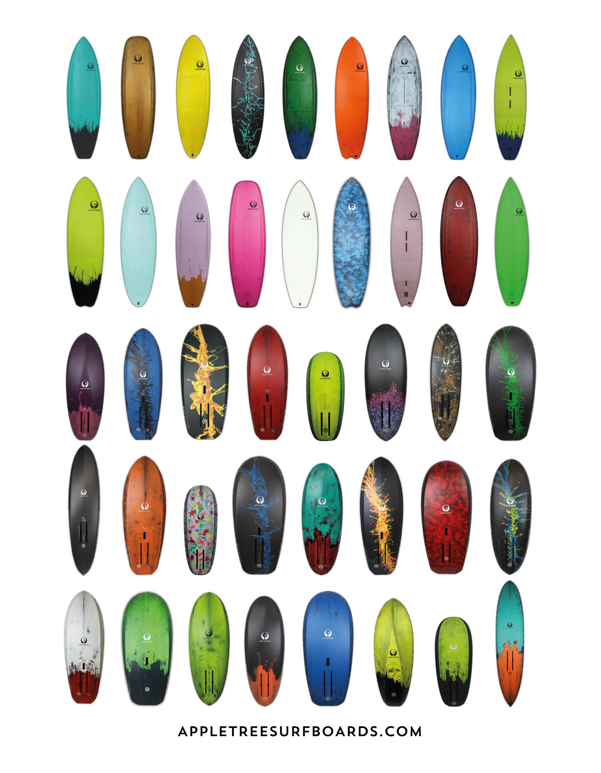 121 Appletree surfboards