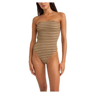 Rhythm Sol Stripe strapless one piece