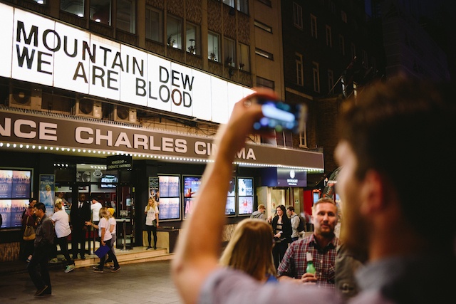 Mountain Dew's We Are Blood Movie Premiere @ Prince Charles Cinema, London. Photographer Maksim Kalanep